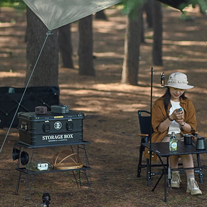 山趣（やましゅみ） SHINETRIP シャイントリップ Outdoor Waterproof Aluminum Storage Box 防水アルミ合金ストレージボックス 44L / 72L（A422-B0M / A422-B0L / A422-D0M / A422-D0L / A422-H0M / A422-H0L）