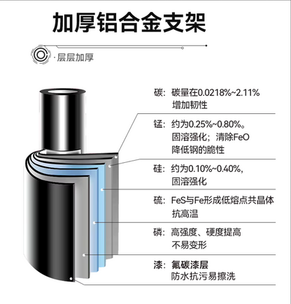 BLACKDOG ブラックドッグ キャンプ用折りたたみテーブル 高さ調節可能 アルミニウム 軽量