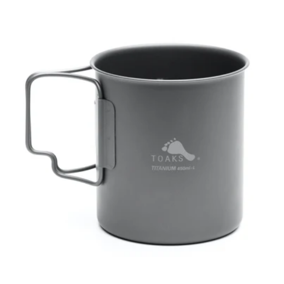 トークス ウルトラライトチタンカップ 450ml TOAKS LIGHT Titanium 450ml Cup (ultralight version) CUP-450-L