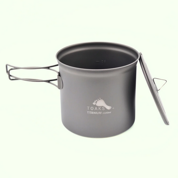 トークス チタンポット 1100ml（蓋付き） TOAKS Titanium 1100ml Pot POT-1100