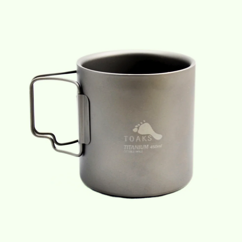 トークス チタンダブルマグカップ 450ml TOAKS Titanium 450ml Double Wall Cup CUP-450-DW