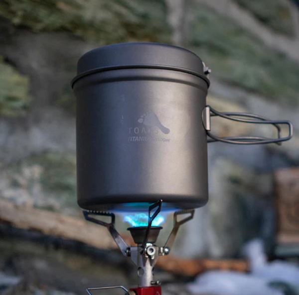 トークス チタンパンと1100mlチタンポットのセット TOAKS Titanium 1100ml Pot with Pan CKW-1100