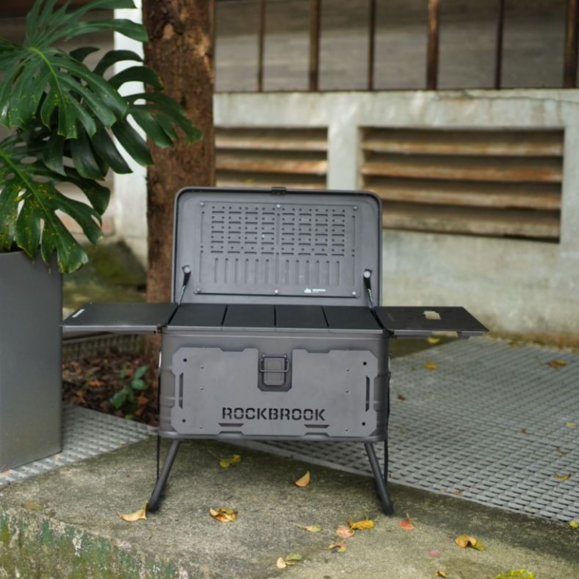 ロックブルック 50Lブラックアルミテーブルボックス Rockbrook 50L Black Aluminum Table Box KARGO PRO BX1024 57X38X28CM