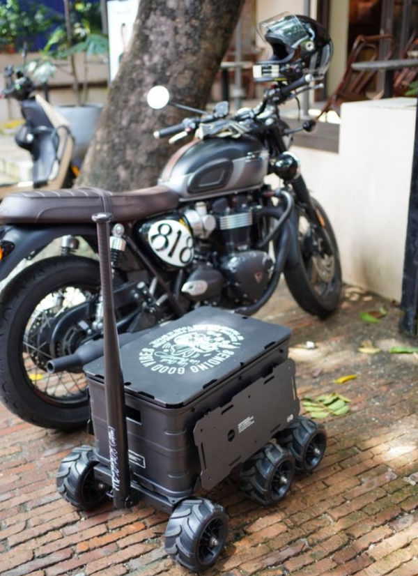 ロックブルック 50Lブラックアルミワゴンボックス Rockbrook 50L BLACK Aluminium Wagon Box KARGO SUPERPLAY BX1023