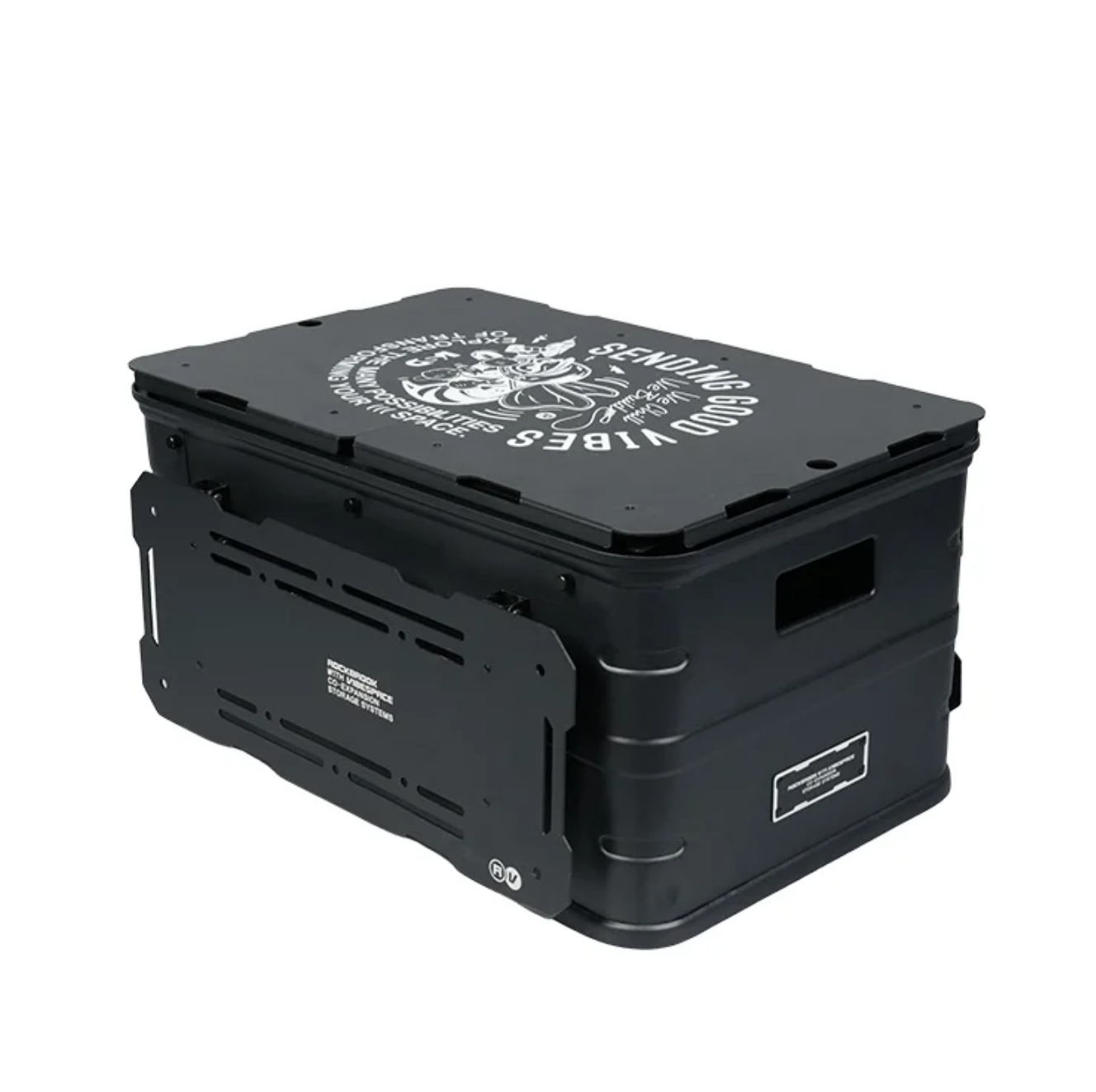 ロックブルック 50Lブラックアルミワゴンボックス Rockbrook 50L BLACK Aluminium Wagon Box KARGO SUPERPLAY BX1023