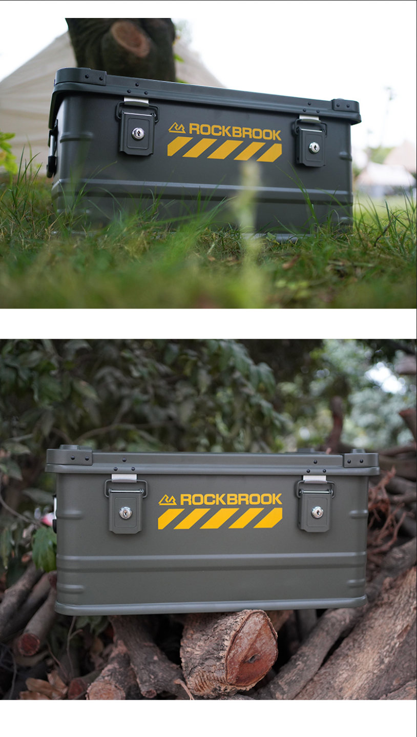 ロックブルック 50Lアルミストレージボックス Rockbrook 50L Aluminum Storage Box STARVEI BX1003