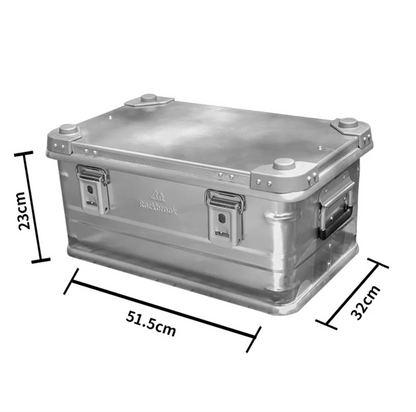 ロックブルック 30L 50L 95L シルバーアルミストレージボックス Rockbrook SILVER Aluminium Storage Box CLASSIC BX1003GY