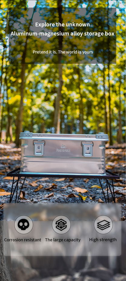 ロックブルック 30L 50L 95L シルバーアルミストレージボックス Rockbrook SILVER Aluminium Storage Box CLASSIC BX1003GY