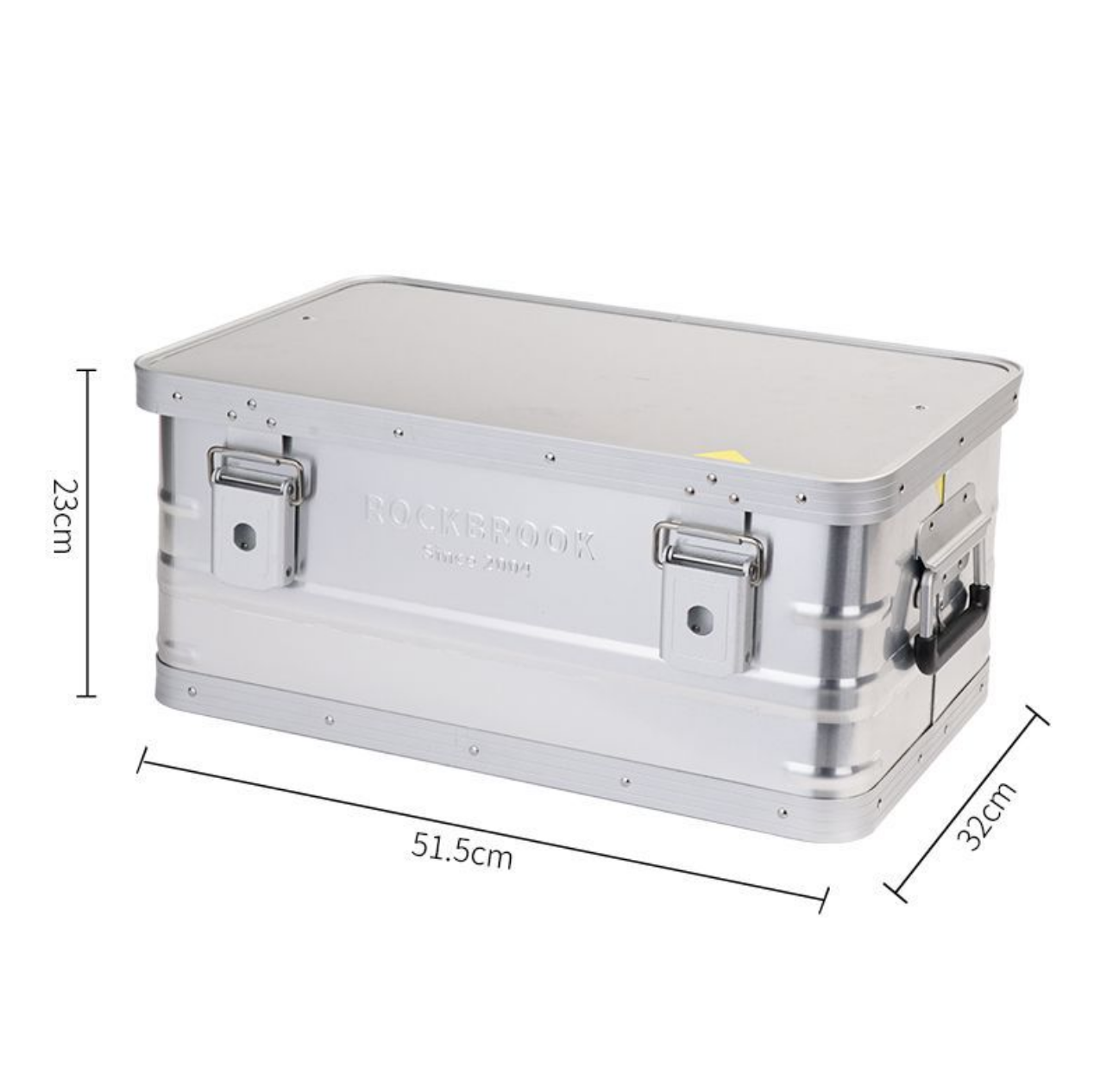 ロックブルック 30L 50L 95L シルバーアルミストレージボックス Rockbrook SILVER Aluminium Storage Box FLATTOP BX1015