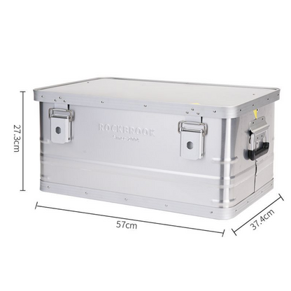 ロックブルック 30L 50L 95L シルバーアルミストレージボックス Rockbrook SILVER Aluminium Storage Box FLATTOP BX1015