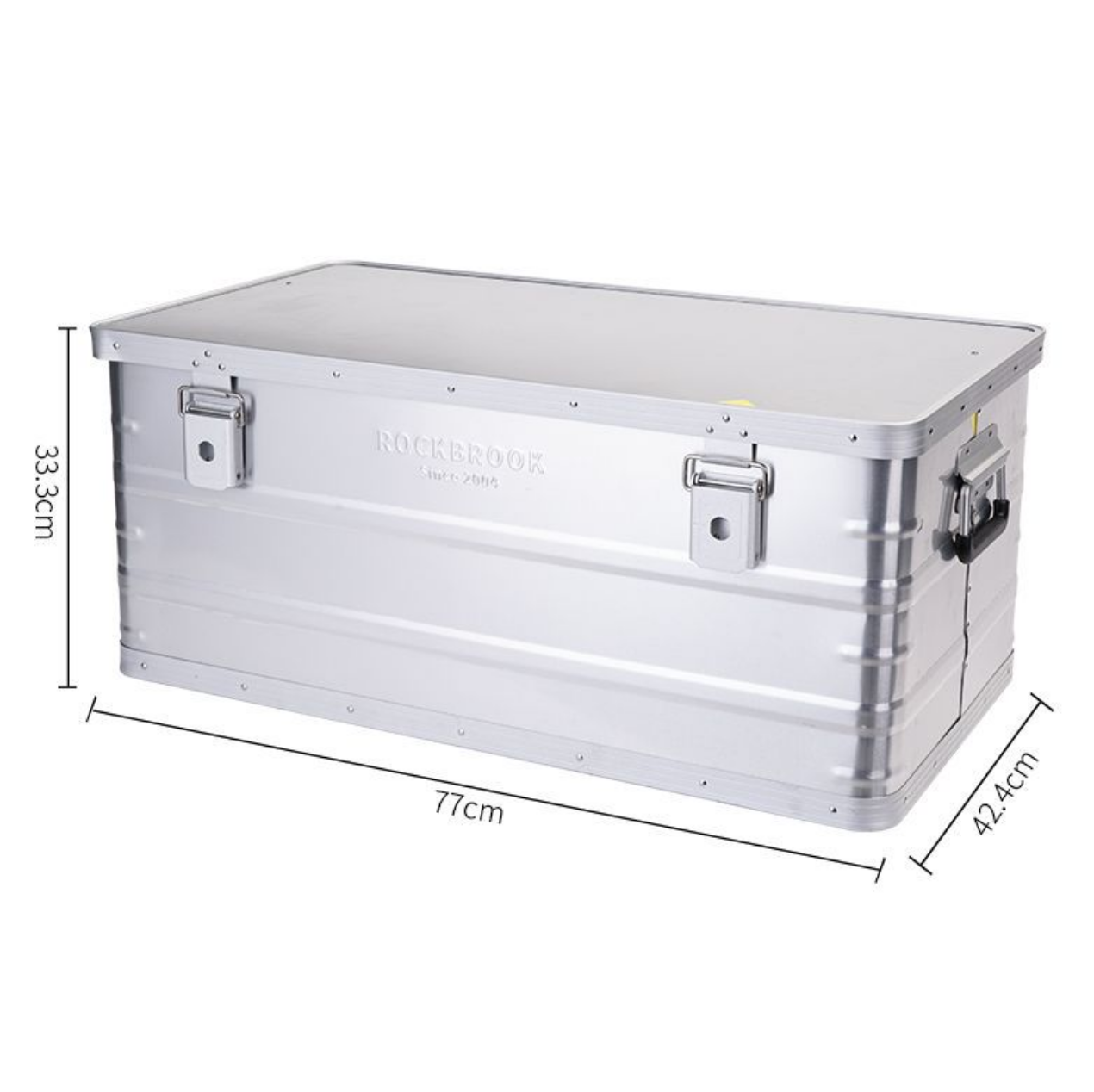 ロックブルック 30L 50L 95L シルバーアルミストレージボックス Rockbrook SILVER Aluminium Storage Box FLATTOP BX1015