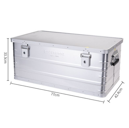 ロックブルック 30L 50L 95L シルバーアルミストレージボックス Rockbrook SILVER Aluminium Storage Box FLATTOP BX1015