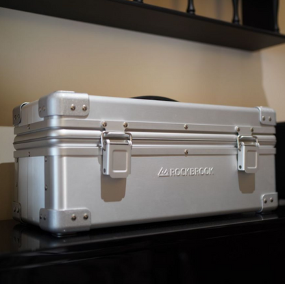 ロックブルック 20L 30L 40L 69L シルバーアルミストレージボックス Rockbrook SLIVER Aluminium Storage Box UltraLite BX1010