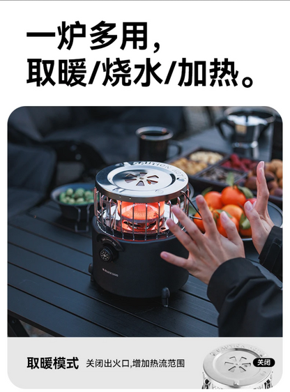 ブラックドッグ ミニキャンプヒーター モバイルストーブガスヒーター BLACKDOG HEATING STOVE