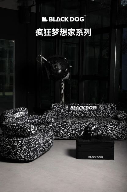 BLACKDOG ブラックドッグ インフレータブルソファ 折りたたみチェア BD-CQ23001