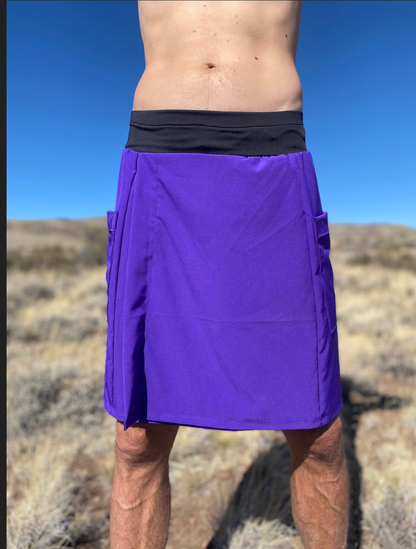 パープルレインアドベンチャーキルト パープル ブラック ユニセックスキルト ハイキング アウトドア PURPLE RAIN ADVENTURE KILT