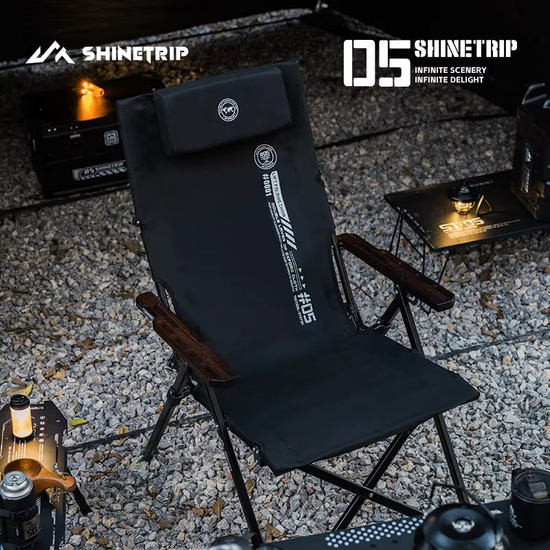 山趣（やましゅみ） SHINETRIP シャイントリップ #05 Series Adjustable Folding Chair 4段階調整 フォールディングチェア（A507-H00 / A507-T00）