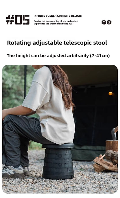 山趣（やましゅみ） SHINETRIP シャイントリップ ST-05 Series High Low Tactical Round Table Set ハイロー切替 タクティカルラウンドテーブルセット