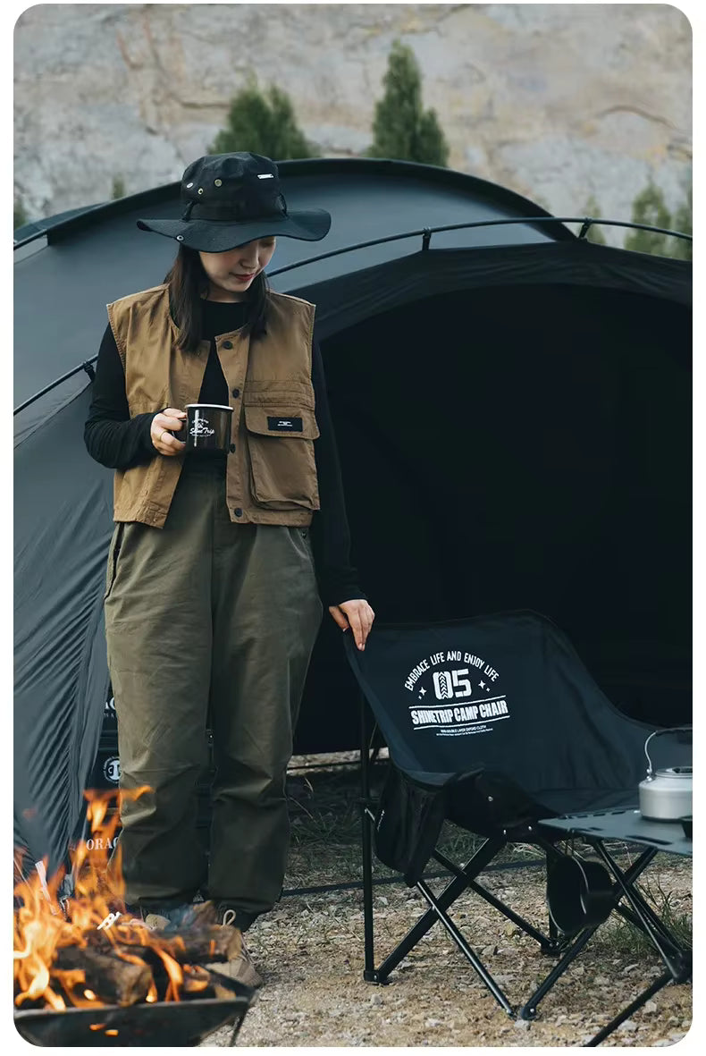 山趣（やましゅみ） SHINETRIP シャイントリップ #05 Series Moon Chair ムーンチェア フォールディングチェア（A467-H00 / A467-T00）