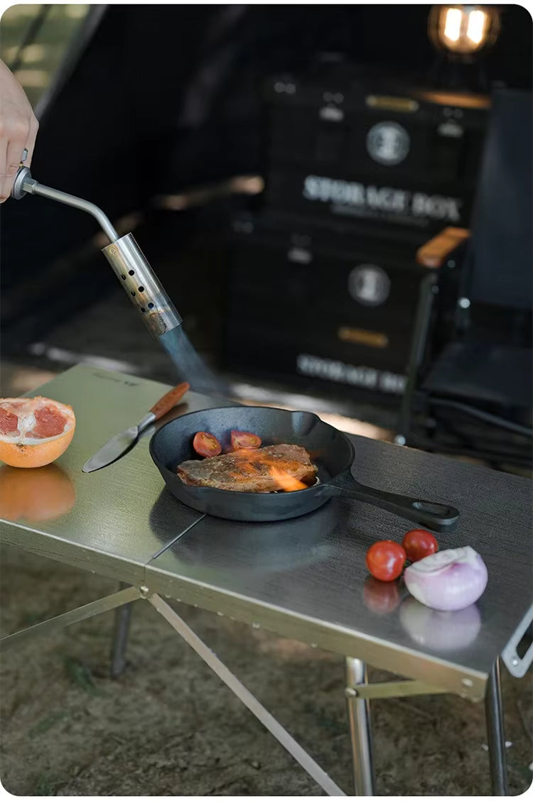 SHINETRIP ステンレス 耐熱 折りたたみキャンプテーブル（収納バッグ付）A451-T00