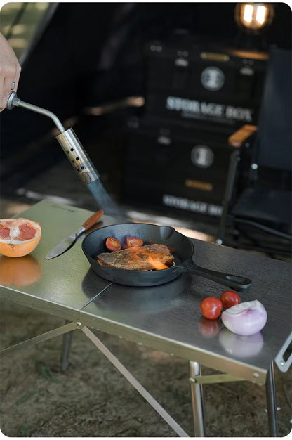 SHINETRIP ステンレス 耐熱 折りたたみキャンプテーブル（収納バッグ付）A451-T00