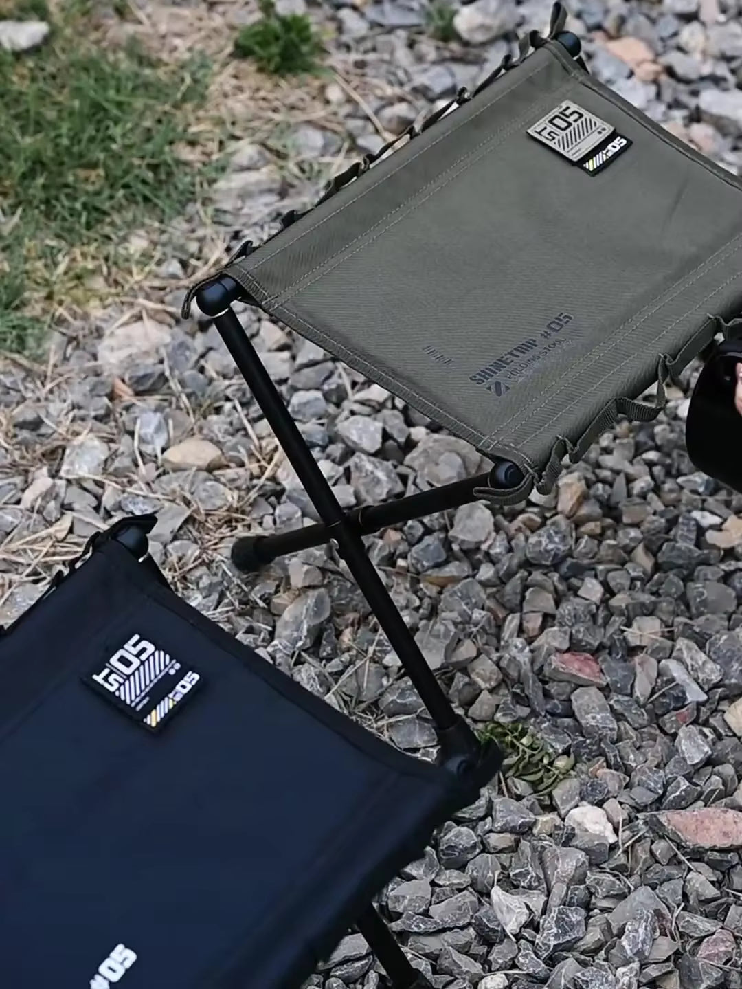 山趣（やましゅみ） SHINETRIP シャイントリップ #05 Series Ultra-Light Tactical Stool-L 超軽量 タクティカルスツール Lサイズ（A492-H0L / A492-D0L / A492-T0L）