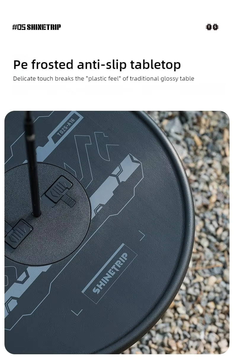 山趣（やましゅみ） SHINETRIP シャイントリップ #05 Series Tactical Lifting Dual-use Round Table デュアルユース ラウンドテーブル（A553-D00 / A553-H00）