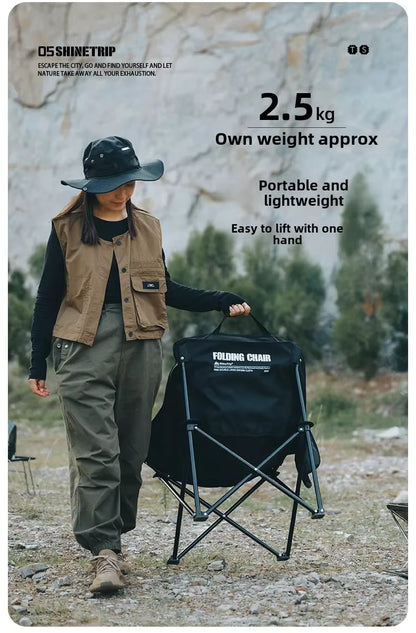 山趣（やましゅみ） SHINETRIP シャイントリップ #05 Series Moon Chair ムーンチェア フォールディングチェア（A467-H00 / A467-T00）
