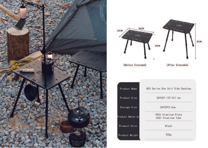 山趣（やましゅみ） SHINETRIP シャイントリップ #05 Series 1-Unit Tactical Stool & Tactical Side Table ワンユニット タクティカル スツール／サイドテーブル（A496-A00 / A496-T00）