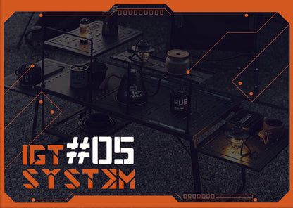 SHINE TRIP Outdoors（シャイン・トリップ／山趣）#05 Series Black Mist IGT Camping Table｜ブラックミストIGTモジュラーキャンプテーブル