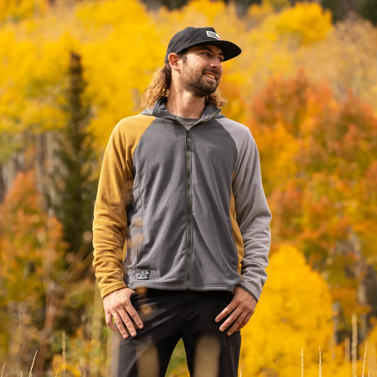 SkyGOAT（スカイゴート）CAMP Hooded Jacket メンズ｜GOATgrid マイクログリッドフリース フルジップジャケット
