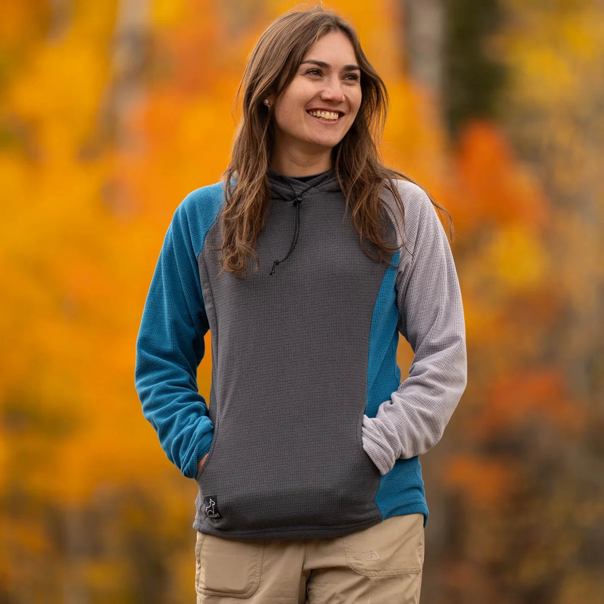 SkyGOAT（スカイゴート）CAMP Hoodie レディース｜GOATgrid マイクログリッドフリース フーディー