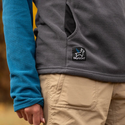 SkyGOAT（スカイゴート）CAMP Hoodie レディース｜GOATgrid マイクログリッドフリース フーディー