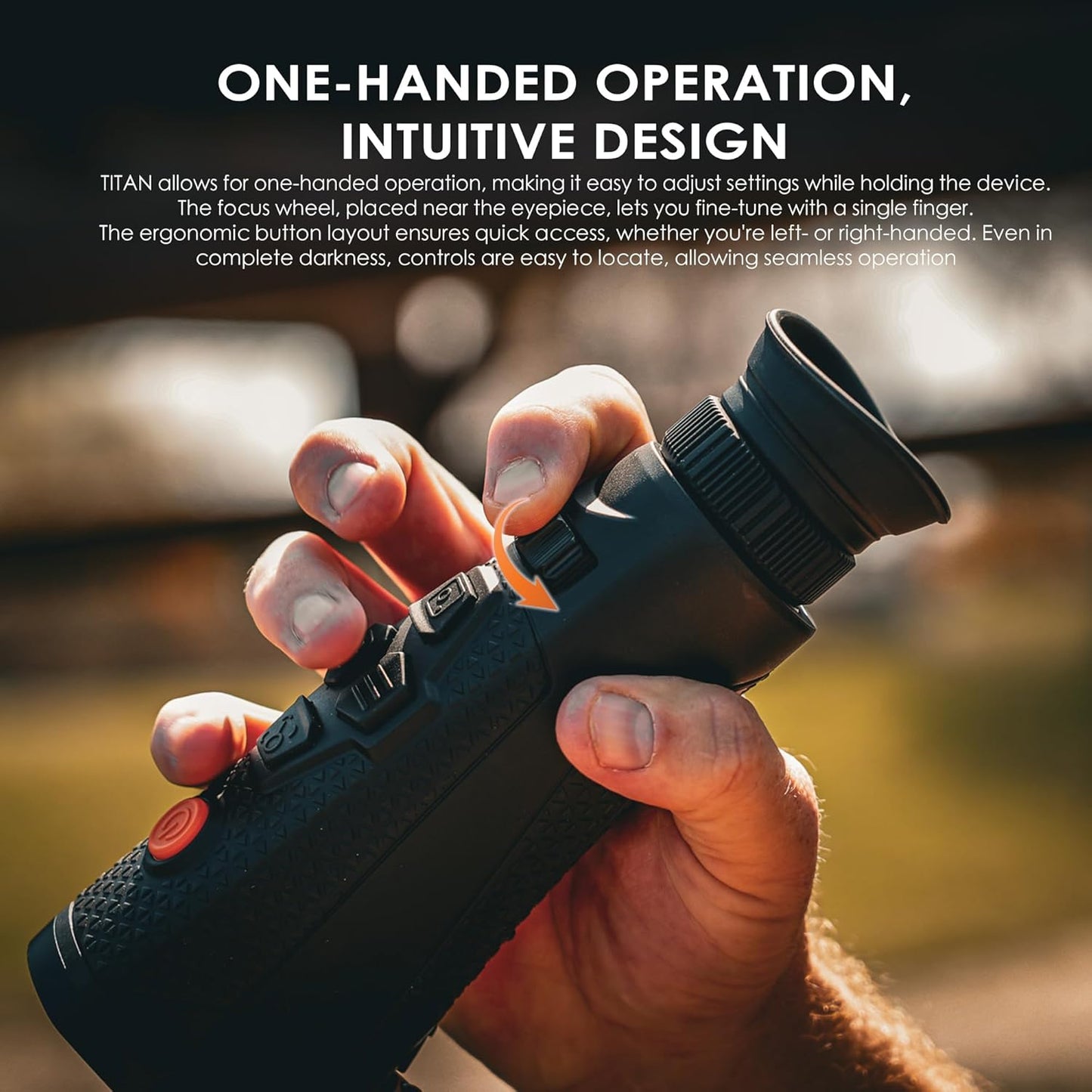 RIX Optics（リックス オプティクス） TITAN（タイタン）T3 / T6 サーマル単眼鏡 レーザー距離計1200m搭載 384×288 / 640×480 VOxセンサー OLEDディスプレイ IP67 防塵防水