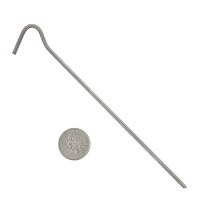 Dutchware Gear ダッチウェア Titanium Hook Stake チタン フックペグ 6本セット 超軽量 ULペグ DUT010