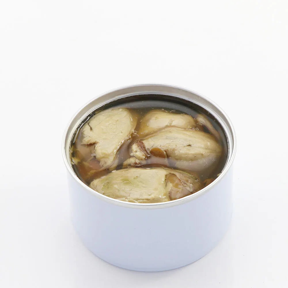 千葉産直サービス おくの牡蠣 岡山県邑久町産 牡蠣蒸し煮缶 150g 無添加牡蠣缶