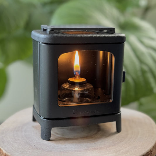 mokumoku ちいさなまきストーブランプ 専用ロストルセット 小さな薪ストーブ型キャンドルホルダー