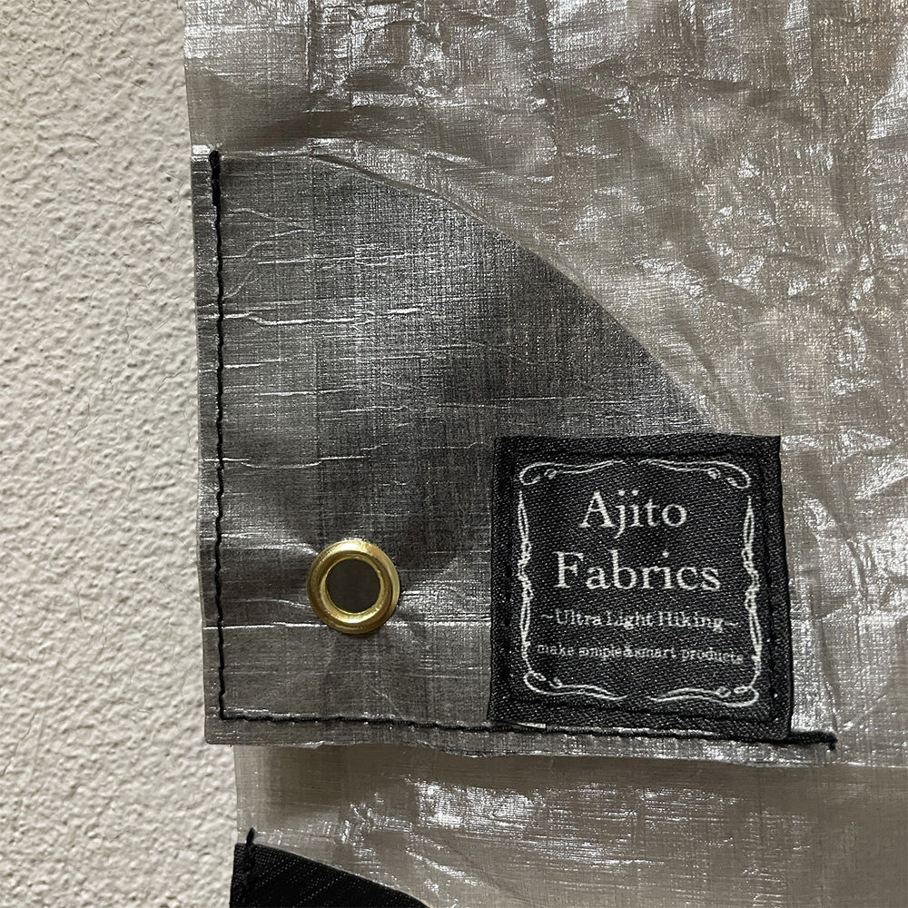 Ajito Fabrics ポンチョタープ DCF0.8oz ブラック