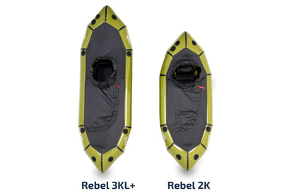 Anfibio（アンフィビオ）Rebel 3KL+（レベル 3KL+）ロング軽量パックラフト ゴムボート インフレータブルボート 1人用