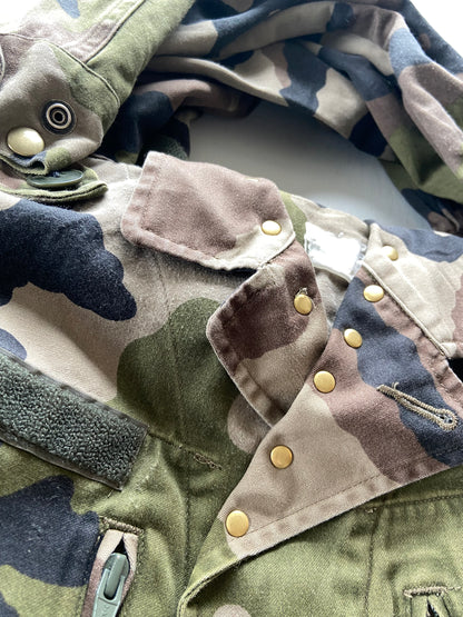 【Yabo】フランス軍ミリタリーリメイク 2WAYショルダーバッグ｜F2ジャケット＆M47チノシャツ使用｜A4対応・ユニセックス可