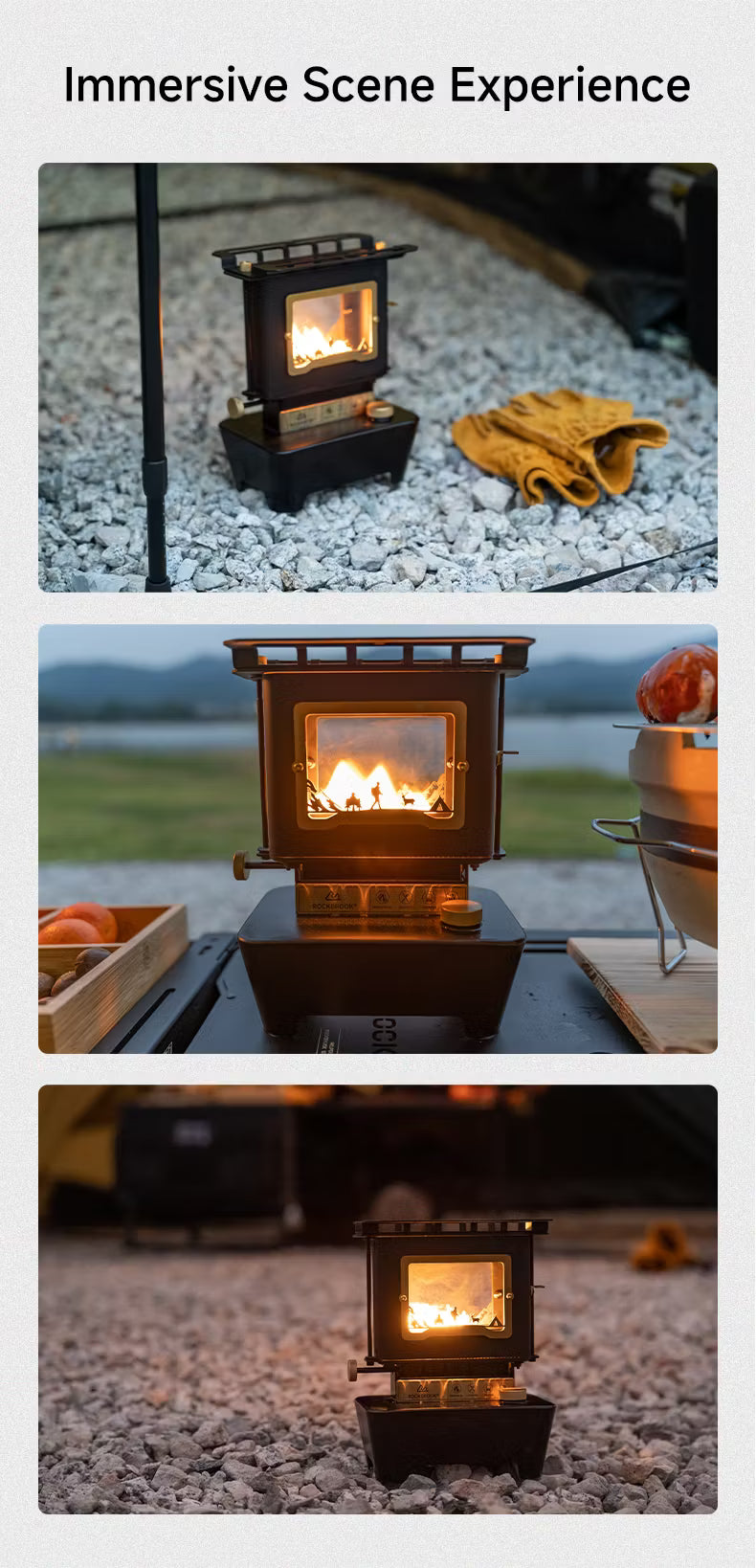 ROCKBROOK ロックブルック ST0000 ヴィンテージ ポータブル 灯油ストーブ Retro Portable Kerosene Heater Stove
