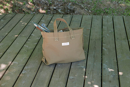 スプーンフル（Spoonful）焚き火トートR（ファミリー用）#85｜難燃・3WAY仕様｜日本製キャンプバッグ