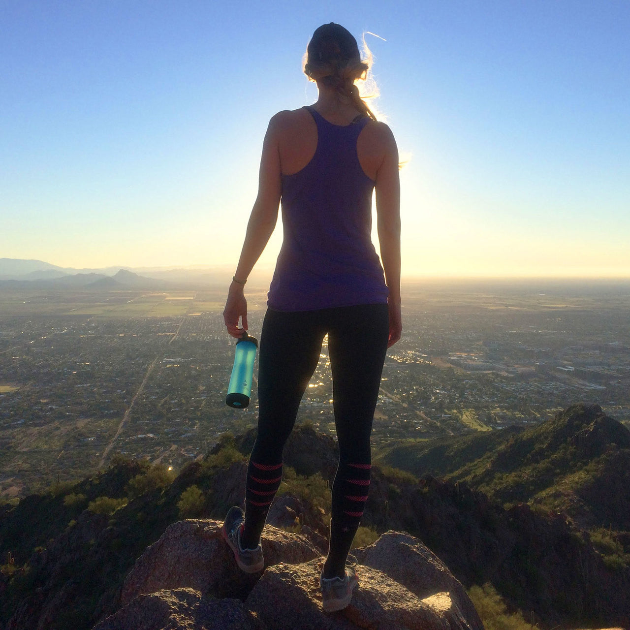 ハイドロブルー クリアフロー ボトル フィルター 一体型 携帯浄水 HYDROBLU Clear Flow Water Bottle and Filter Combo HB-CF-01