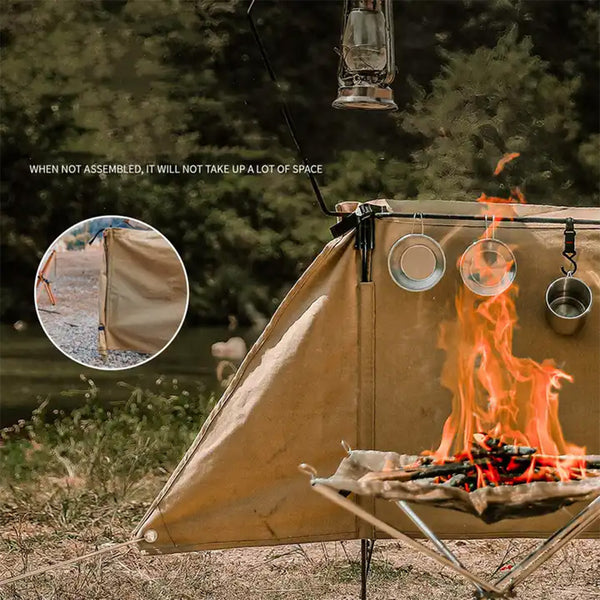 ビッグベア 耐火キャンバスウィンドスクリーン 風防 タープ CM-01 Big Bear Fireproof Canvas Windscreen