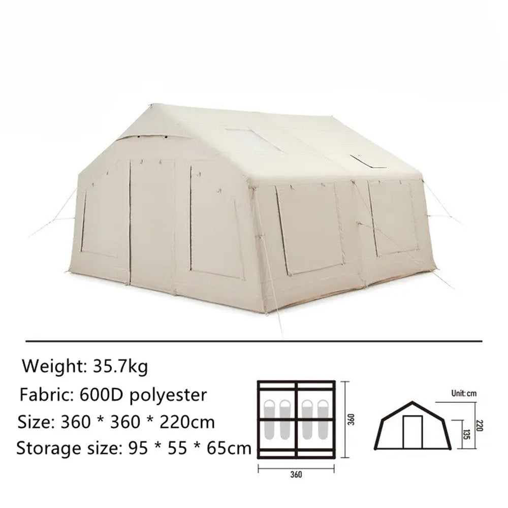 Big Bear Cotton Air Pole Tent Tent-P5 ビッグベア コットンエアーポールテント 大型ロッジ型テント エアーテント ビンテージテント