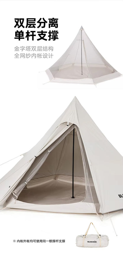 BLACKDOG Tepee Tent ブラックドッグ ティピーテント 5人用 ベージュ