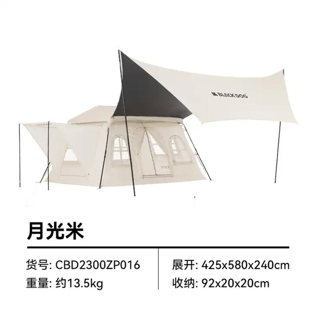 BLACKDOG Seeye cabin auto tent fullset with tarp ブラックドッグ Seeeye キャビンオートテントフルセット タープ付き