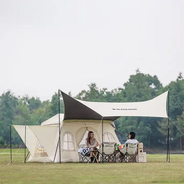 BLACKDOG Seeye cabin auto tent fullset with tarp ブラックドッグ Seeeye キャビンオートテントフルセット タープ付き