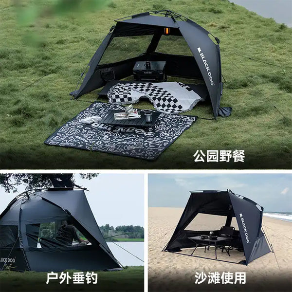 BLACKDOG Sunshade Auto Tent ブラックドッグ サンシェードオートテント 1-2人用
