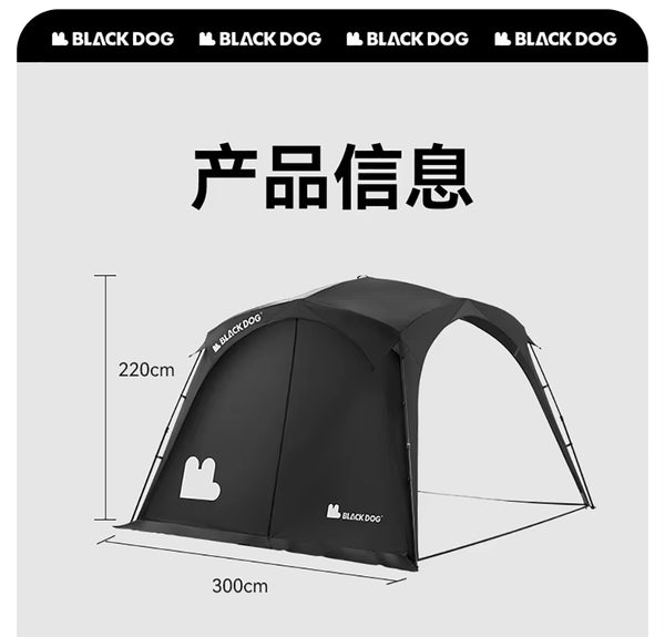 BLACKDOG OUTDOOR ブラックドッグ ドーム型キャノピー ドームオーニング タープ